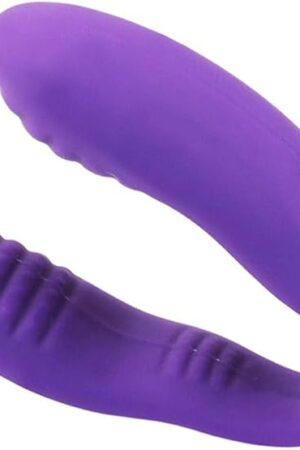 Double Couples Vibrator Anal Clit G-Spot Clitoral Stimulation Partner Toy U-Shape Wearable Soft Silicone Waterproof Rechargeable