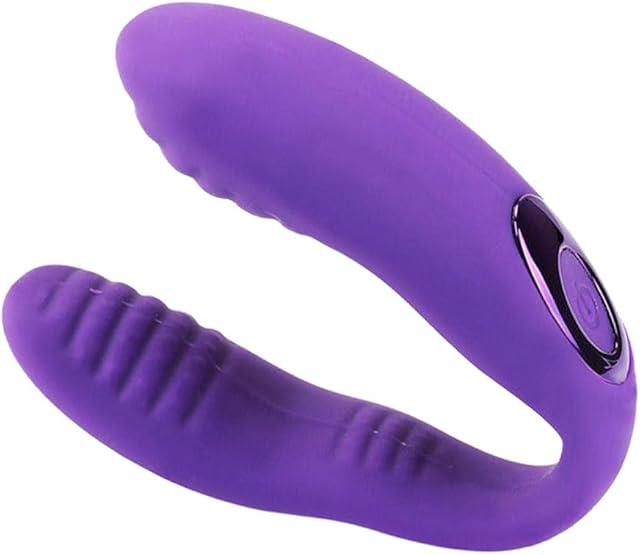 Double Couples Vibrator Anal Clit G-Spot Clitoral Stimulation Partner Toy U-Shape Wearable Soft Silicone Waterproof Rechargeable