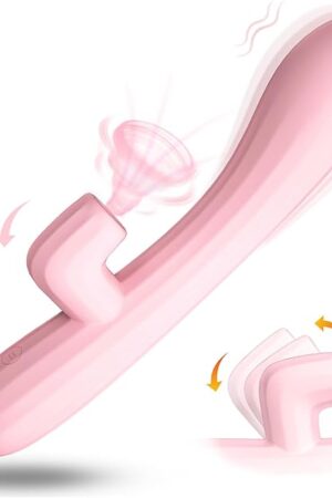 Adult Sex Toys Vibrators for Women, Clitoral Sucking G Spot Vibrater Wand with 10 Vibrating Modes & Air-Pulse Clitoris Stimulator - Rabbit Vibrator Sexual Wellness Dildo for Female Pleasure