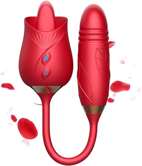 2024 New Roses for Women Toy Sexy 10 Speed Adult Toys Automatic Electric Adult Toys Machine Pleasure Gifts Tool USB Rechargeable Waterproof Gifts QAa133, Red R029