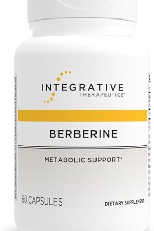Integrative Therapeutics Berberine - Supplement for Cellular Energy Metabolism & Metabolic Support* - Dairy-Free & Gluten-Free - 60 Capsules (60 Servings)