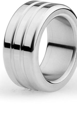 Cock Lock Ring Male Penis Ring Metal Weight Ring Adult Sex Products(24mm)