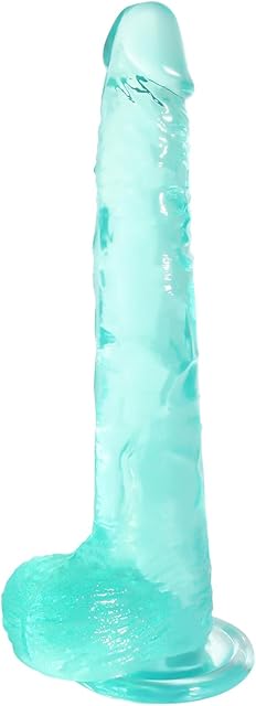 Big Dildo, 11.61 Inch Thick Dildos Lifelike Skin-Touching Feeling, Soft Green Dildo with Strong Suction Cup, Big Size G-spot Penis Sex Toys for Advanced Women and Men Players