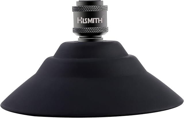 Hismith 45? Heavy-Duty Silicone Suction Cup with Female KlicLok System Part - Hand-Free Play Attachment