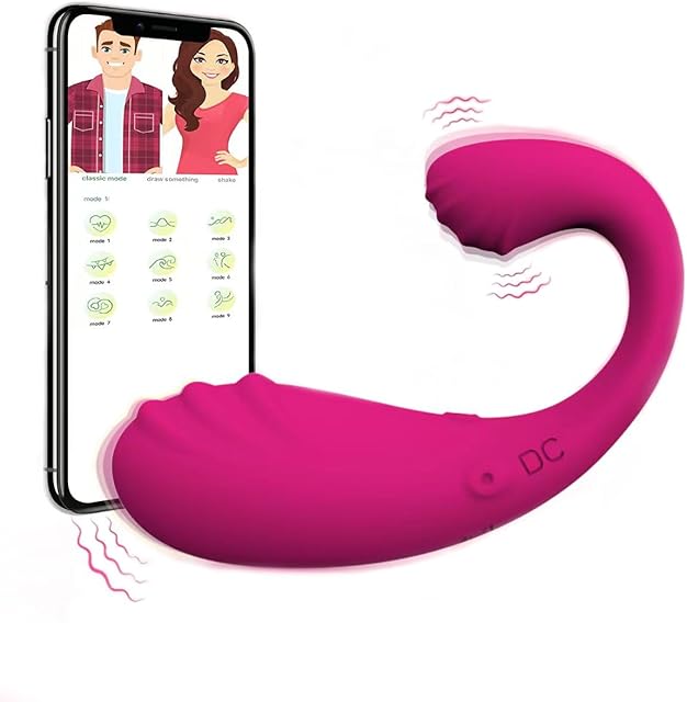 G Spot Clitoral Vibrator Dildo with App Remote Control, Wearable Vibrator Adult Sex Toys Vibrations for Women,Remote Vibrating Panty Rechargeable Clit Vaginal Stimulator Anal Nipples Massager