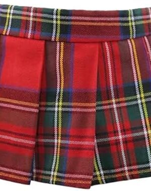 Women Sexy Skirt Super Mini Pleated Plaid Role Play Schoolgirls Short Skirt Lingerie&
