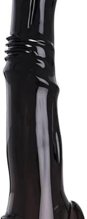 Generic Horse Dildo Lengthen Sleeve Sex Toys for Men Dick Trainer Penis Delay Loop Cock Ring Extension Reusable Delay Ejaculation (Color : Black-B, Size : M-lengthen10CM)