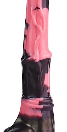 12 inch Horse Dildo, Animal Dildos Realistic Texture,Thick Knot Dildo Big Anal Pulg Sex Toys,Soft Waterproof Silicone Fantasy Dildo with Strong Suction Cup for Couples - Anal Pleasure for Men and Wome
