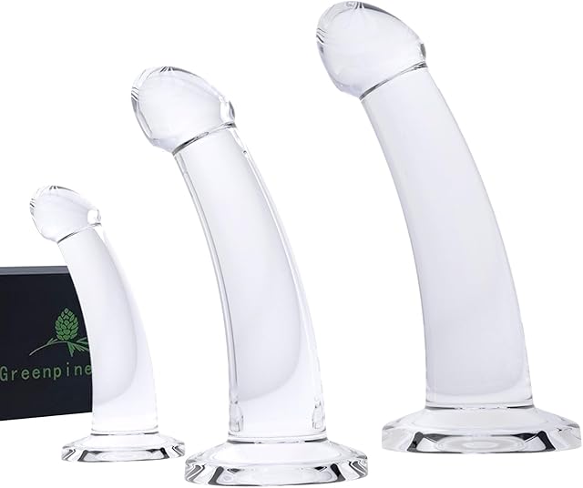 Anal Butt Plug Trainer Kit, Anal Training Set, 3 Sizes Simple Dildos Set with Strong Suction Cup Base Anal Prostate Vaginal G-Spot Sex Toy for Beginners to Advanced Users