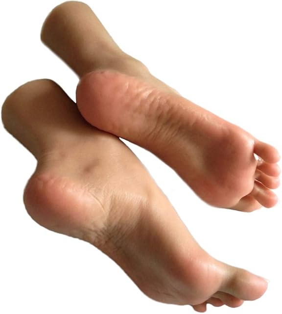 Foot Fetishes, Feet Fetish, Realistic Silicone Foot, Female Foot Feet Model Mannequin Realistic Non-Toxic Latex Odorlessness