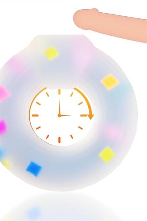 Donut Silicone Cock Rings Reusable Penis Rings for Men, Penis Testicles Glans for Male Erection Enhancing and Sex Longer Lasting Stronger Adult Sex Toys Games for Men Women Couples Pleasure