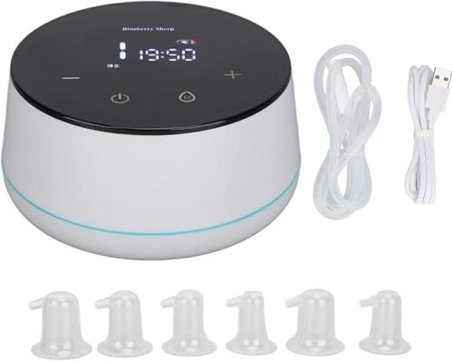 ZJchao Nipple Corrector, Portable Nipple Pump Electric Inverted Nipple Puller Rechargeable LED Display Low Noise Flat Nipple Puller Women Nipple Pump for Sunken Short Nipples Flat or Inverted Nipples