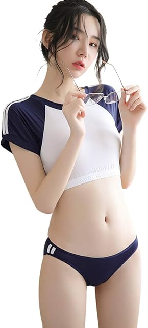Women Girls Cosplay Sexy Gym Suit Sports Uniform Set High School Student Anime Cheerleading Costume (7018)