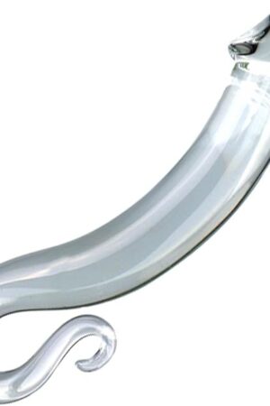 Crystal Glass Pleasure Wand Dildo Penis,Glass Dildo Anal Butt Plug Crystal Glass Dildo Anal Plugs with Pellets Prostate Massager Anal Beads Crystal Dildo Anal Sex Toy for Men Women
