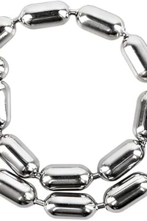 Flexible Stainless Steel Urethra Sounding Smooth Bead Penis Plug for Prostate Stimulation Masturbation Rod for Unisex BDSM Sex Toys