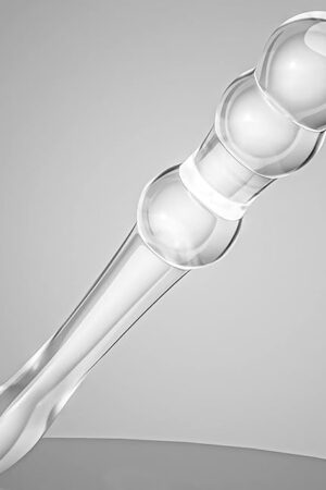 Glass Dildo G-spot Wand Butt Plug Anal Beads Double Ended Dildo P-spot Stimulator Fetish Prostate Massager Masturbation Sex Toy for Women Men TJIJP