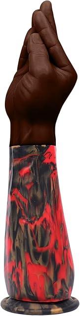 15 Inch Realistic Fist Dildo, G spot Huge Big Fantasy Hand Dildo with Strong Suction Cup, Huge Anal Plug for Anal Stretching, Adult Sex Toy for Women Lesbian Gay Beginner (Brown)