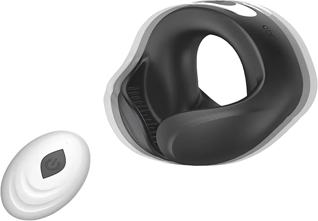 Egg-STREME Pleasure Loop Vibrating Cock Rings for Men Penis Ring Erection Enhancing Ultimate Male Enhancer Cock Ring Onahole Long Lasting Sex Toys for Men OH-AV-071