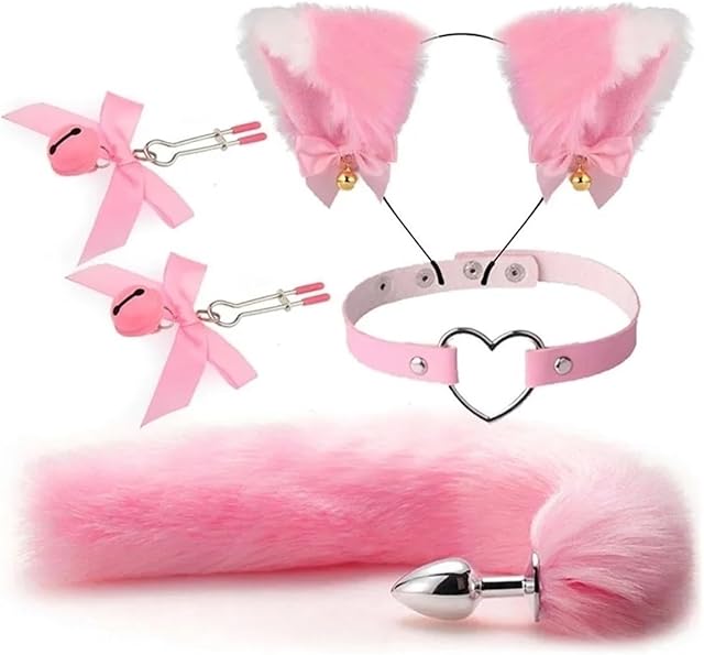 BDSM Stainless Steel Anal Butt Plug Sex Toy for Headband Metal Anal Sex Toys for SM Adult Games Or Cosplay(5)