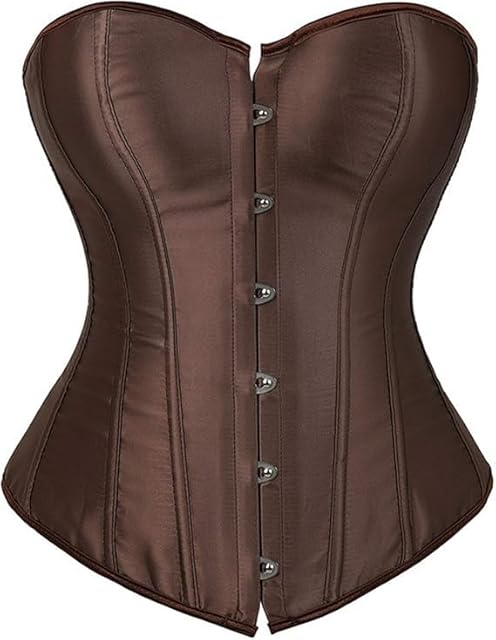 Women Strapless Satin Bustiers Corset Top Sexy Tight Lace Up Waist Wrapped Lingerie Cincher Corselet for Wedding Party