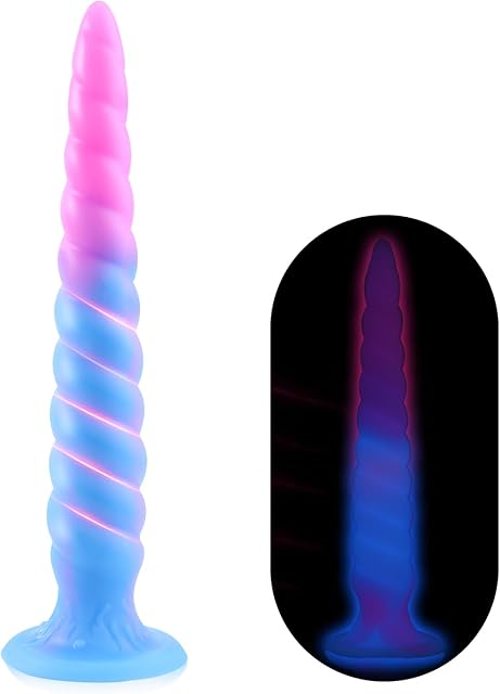 Anal Sex Toys Monster Dildo - 94" Long Butt Plug, Anal Toy for G-spot and Prostate Massager, Anal Plug with Strong Suction Cup, Luminous Fantasy Dildo for Men and Women