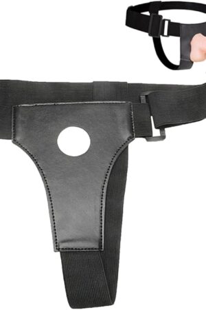 Adult BDSM Strap On Harness Adjustable Leather Pants Dildo Briefs Strapless Panties for Women Lesbian Sex Toy Role Play Underwear Fits for Suction Cup Dildo for Sex Game Play