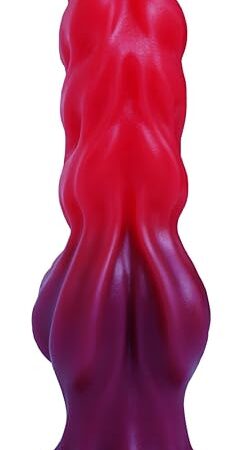 7" Monster Knot Dildo, Fantasy Dragon Horse Dildo Beginner Dog Knotted Dildos with Suction Cup, Thick Anal Dildos for G Spot Vaginal Anal Stimulation, Red Adult Sex Toys for Women Men Couples Gay Les