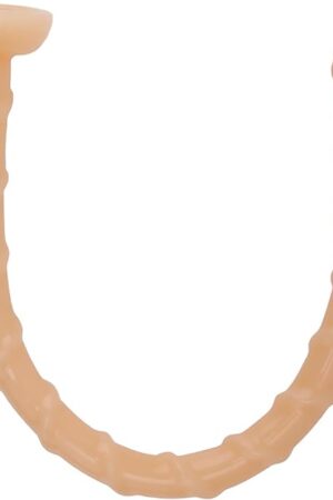 18.5Inch Long Anal Butt Plug, Flexible Long Anal Dildo Anus Massage Stimulation Anal Sex Toy with Strong Suction Cup for Men Women Couple (Skin)