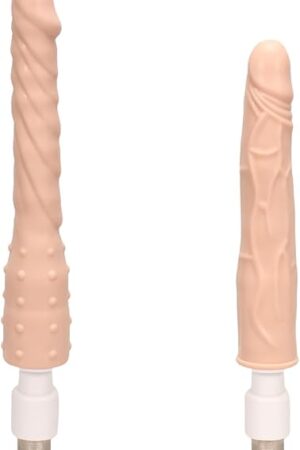 Compact Dildo with Adjustable Angle, 3XLR Connector Sex Machine Accessory, Bendable, Suitable for Novice Anal and Vaginal Play