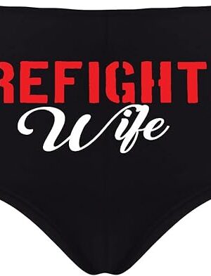 Firefighter Wife Panties for Women  Cheeky Cotton Booty Shorts, Flirty Low-Rise Lingerie for Wives, Gift Idea