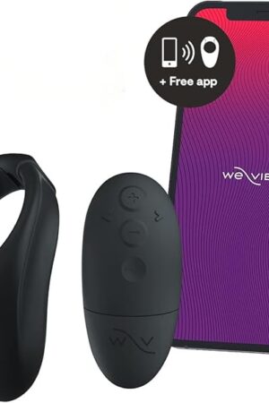 We-Vibe Bond Wearable Cock Ring Vibrator Sex Toy | Vibrating Penis Ring | App & Remote Controlled | Powerful Male Vibrator with 2 Sizes & Custom Fit | Adult Sex Toys Gifts for Men and Couples