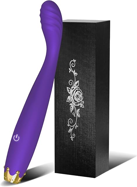 G Spot Rose Clit Vibrator, Alovegarden Crown Clitl Vibrator for Women, Softer and Flexible Clit Stimulator with 10 Powerful Vibration Modes, Adult Sex Toys for Women or Couple?Purple?