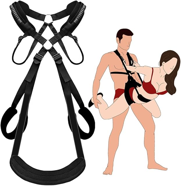 BDSM Bondage Sex Swing Sex Toys, Sex Toys for Couples Bondage Sex Swings with Waist Straps Support, Adjustable BDSM Toys Sex Restraints, Adult Sex Toys for Couple