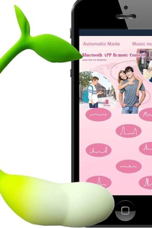 App Remote Control Female Sex Toys with 9 Vibrating Modes for Women Long Distance Vibrator,Green