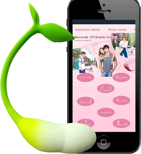 App Remote Control Female Sex Toys with 9 Vibrating Modes for Women Long Distance Vibrator,Green