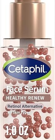 Cetaphil Healthy Renew Anti Aging Face Serum 1 Oz, Retinol Alternative Serum for Face with Niacinamide & Peptides, Skincare for Sensitive Skin with Vitamin B Complex, Fragrance Free