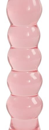 Doc Johnson Crystal Jellies - Ribbed Dildo/Anal Plug - For Beginners - Pink