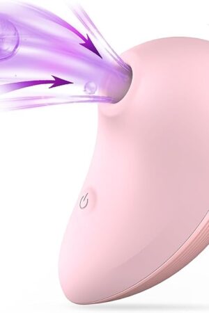 Adult Toys Sex Toys Dildo Vibrator with 9 Sucking & Vibrating Modes for Women Clitoral Nipple, Sucker Sex Stimulator G Spot Mini Vibrators for Women Couples Pink