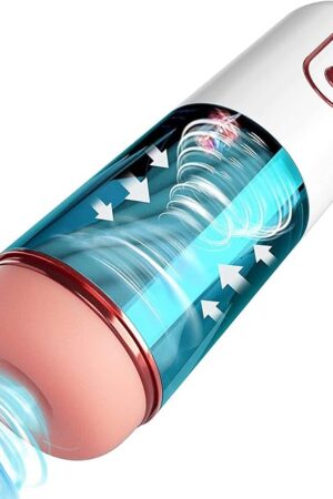 2022 New Automatic Male Masturbators - Upgraded 7 Vibration & Suction Hands Free Pocket Pussy Male Stroker with 3D Realistic Textured,Adult Sensory Toys Sex Masturbator for Men Features