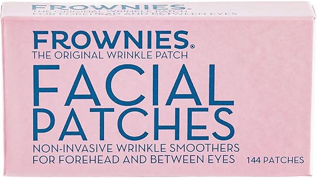 Forehead and Between the Eyes Facial Patches - Hypoallergenic Patches to Smooth & Soften Forehead Horizontal & Eleven Lines - For Overnight Use, 144 count