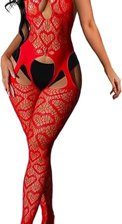 Woman Lingerie Body Stockings Sexy Bodysuit Fishnet Tights Rave Outfits