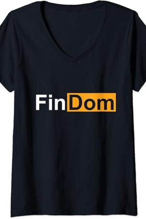 Womens Findom BDSM Fetish V-Neck T-Shirt