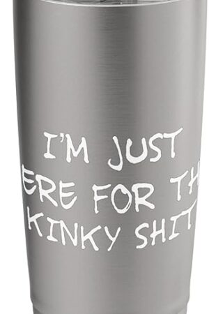 Funny BDSM Kinky Fetish Kink Master Perfect Fun Lovers Humor Stainless Steel Insulated Tumbler