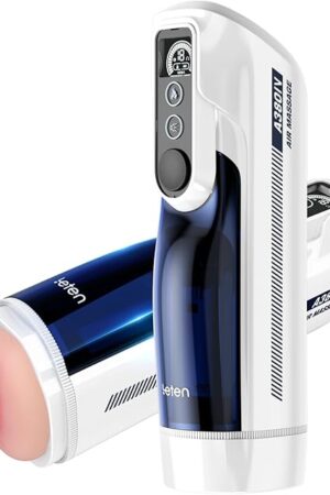 Leten A380 Pro V2 Adult Sex Toy Male Masturbator Cup 10 High-Speed Auto Thrusting Rocking and Heating Voice Realistic Pocket Pussy Automatic Piston Stroker for Penis Stimulation Banana Cleaner Device