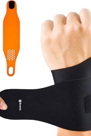 Wrist Brace,Wrist Support for Carpal Tunnel Pain Relief,Ulnar Wrist Brace Ultra-Thin Elastic for Tear,Wrist wraps Repetitive Wrist Use Injury,Fits Both Wrists