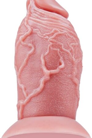59" Small Dildo for Beginners, Cute Fat Dildo, Silicone Thick Dildo, 28" Diameter Wide Dildo,Realistic Suction Cup Dildo Anal Plug,Small Thick Butt Plug Anal Sex Toy for Beginner Women Men
