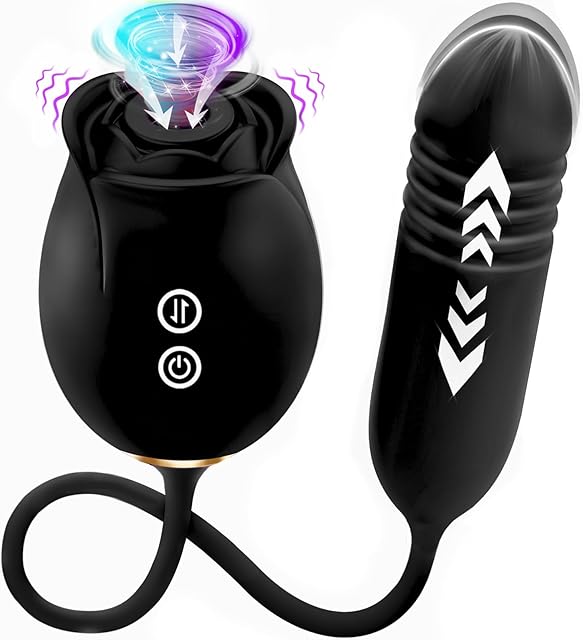 EORONE Dildo Vibrator Adult Sex Toys - 2024 Womens Sex Toys with 18 Sucking Thrusting Dildos G Spot Vibrators for Women, Clitoral Nipple Vibrator, Sex Machine Adult Sex Toys Games for Couple Pleasure