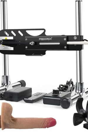 FREDORCH 80W Quiet Stable Love Machine for Women Automatic Sex Machine with Free Dildo and clamp, Speed Adjustable Stroke 118"-354", Sex Toys for Adult Sex Products Wired-Wireless Controlled