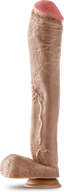 Eden Adult Sex Toys - 13 Inch Long Realistic Dildo - Skin-Like Huge Thick Dildo with Strong Suction Cup & Strap on for G-Spot Vagina & Anal Stimulation, Lifelike Monster Cock for Women, Men & Couples