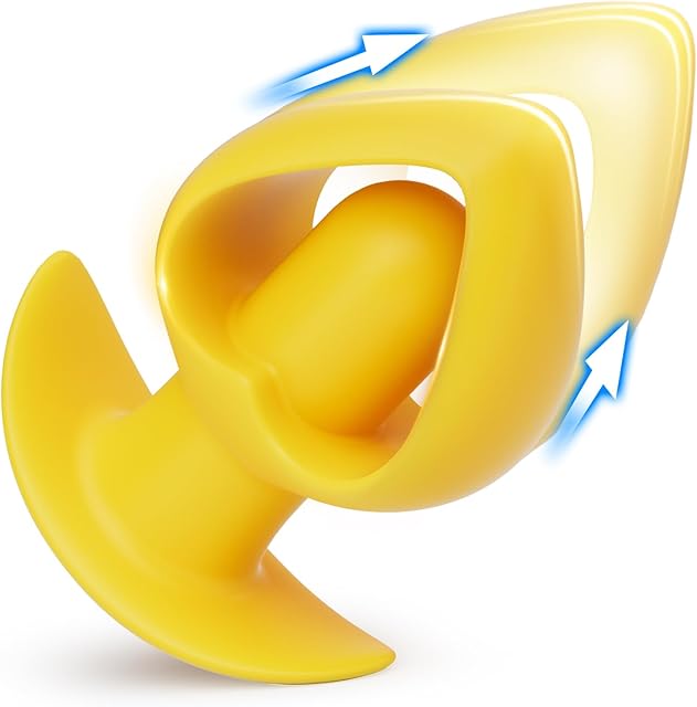 Heart-Shaped Anal Toys Prostate Massager -10 Vibration Hollow Big Butt Plug Vibrating Anal Plug Sex Toys for Men Women- Silicone Anal Trainer, Rechargeable, Waterproof Anal Sex Toy for Couples & Solo